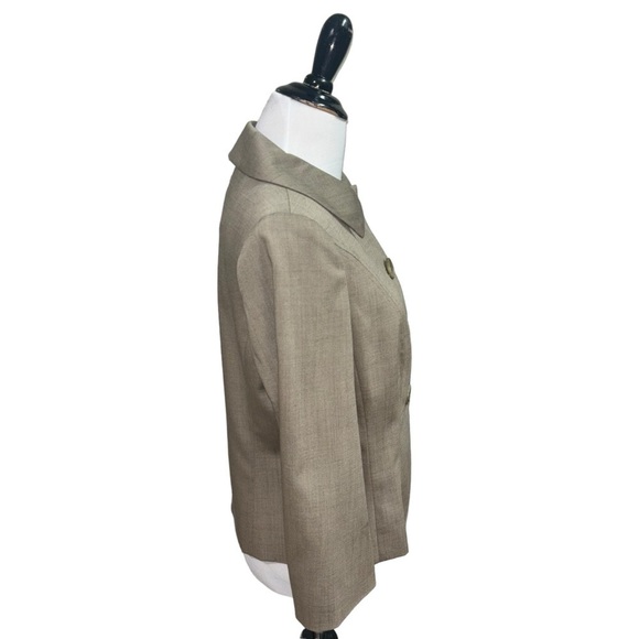 Banana Republic Women's Medium Fitted Blazer Jacket Wool Blend Business Casual - Picture 3 of 6